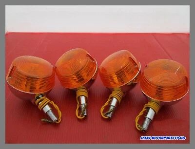 TURN SIGNAL SET Fit SUZUKI T10 T20 T500 T350 T305 T250 T200  4 PCS. [as1718] - Image 1 of 4