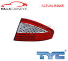 REAR LIGHT TAIL LIGHT LEFT TYC 11-11692-01-2 G NEW OE REPLACEMENT