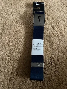 Nike Men's Golf Web Belt Reversible Size Up to 42" Navy and Tan NIKE - Picture 1 of 4