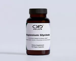 Magnesium Glycinate 120 Capsules | High Absorption, Sleep & Muscle Support - Picture 1 of 6