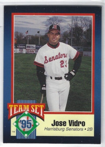 1995 Harrisburg Senators (Double-A Montreal Expos) Jose Vidro