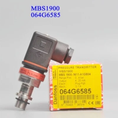 1pcs Danfoss Pressure Transmitter Sensor MBS1900 064G6585 0-4 bar - Image 1 of 3