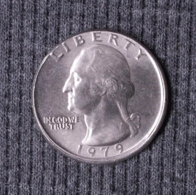 1979 Washington quarter dollar US Mint  broadstrike error high grade choice 25c - Image 1 of 4