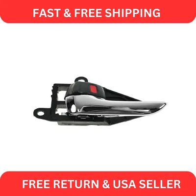 Left Interior Door Handle Chrome For 2000-2005 Toyota Celica - Image 1 of 3