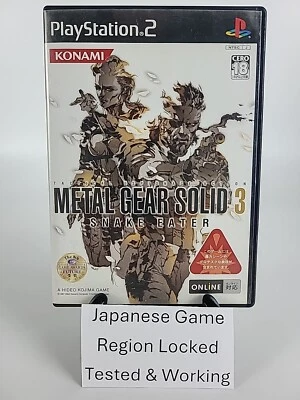 Metal Gear Solid 3 Snake Eater CIB PS PlayStation 2 PS2 Japan Import US Seller - Image 1 of 4