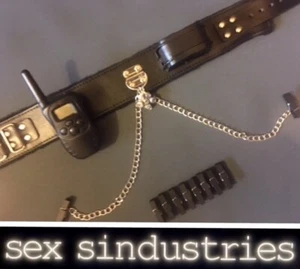 Kit bondage uomo collare costrittivo elettroshock vibrazione BDSM fetish bondage - Foto 1 di 5