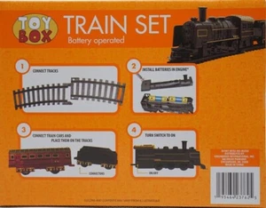 Juegos de trenes Toy Box que funcionan con baterías, 13 piezas. - Imagen 1 de 5