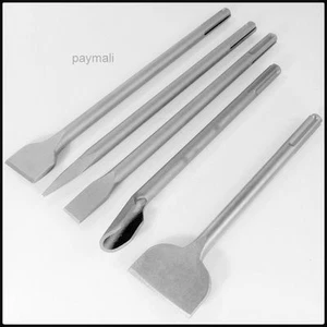 SDS Max Meissel Meißel Kanal Spitz Flach Fliesenmeißel 280-400mm x 18mm - Bild 1 von 1