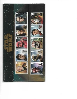 2019  ROYAL MAIL PRESENTATION PACK STAR WARS INCLUDING MINI SHEET PACK NO 579 - image 1 of 2