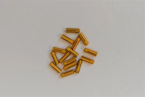 5 SETS OF ANODISED ALLOY FLIGHT PROTECTORS GOLD - Picture 1 of 1
