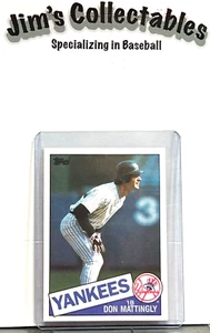 1985 Topps Don Mattingly New York Yankees Baseball Card #665 EX/NM - Picture 1 of 2