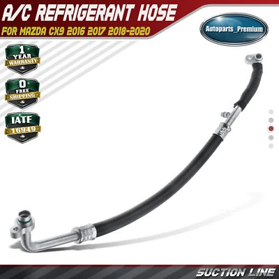 Linha de sucção de mangueira de refrigerante AC para Mazda CX-9 2016 2017 2018 2019 2020 2,5L - Imagem 1 de 4