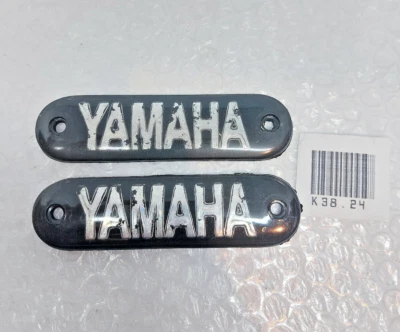Pair Yamaha YL1 YL2 YL3 L2G YAS1 HS1 FS1 YA6 YG5 YM1 Side Fuel Gas Tank Emblem - Image 1 of 4
