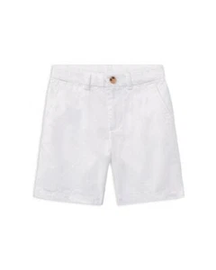 NWT Polo Ralph Lauren Little Boys' White Straight Fit Chino Shorts 16 pau2521 - Picture 1 of 2