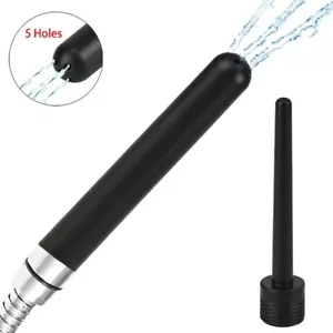 jeringa ducha enema ducha metal interruptor válvula cabezal limpieza boquilla punta - Imagen 1 de 15