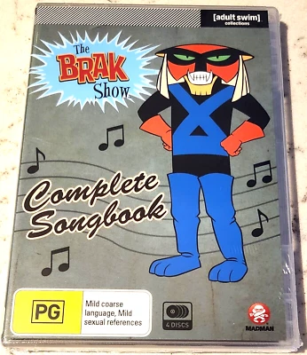 The Brak Show - Complete Songbook (DVD, 2012, 4-Disc Set) Region 4 - Image 1 of 2
