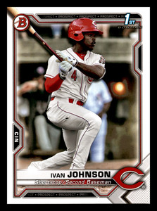 2021 1st Bowman Draft Ivan Johnson  Cincinnati Reds #BCP-149 NM-MINT