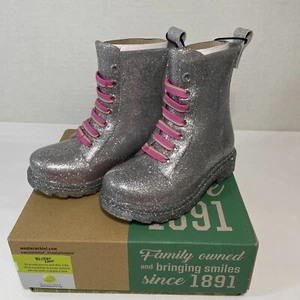 Western Chief Kids Girl's Combat PVC Boot (Toddlers Size 8 Kids) New In Box - Picture 1 of 12