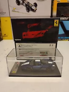 KYOSHO 1:43 FERRARI FXX BLUE TOUR DE FRANCE - Foto 1 di 21