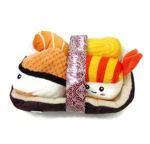 Vibrant Life Cozy Buddy 4ct leckeres Sushi Plüschtier für kleine Hunde mäßiges Kauen - Bild 1 von 12