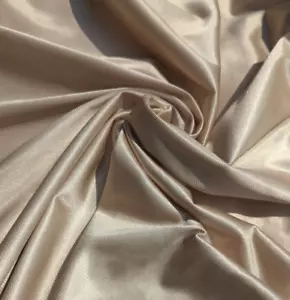 Pale Gold Polyester Fabric 60" Wide - 4 Yards - Picture 1 of 1