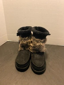 Hot Cakes Schlupfstiefel Größe 7M Kunstfell - Bild 1 von 7