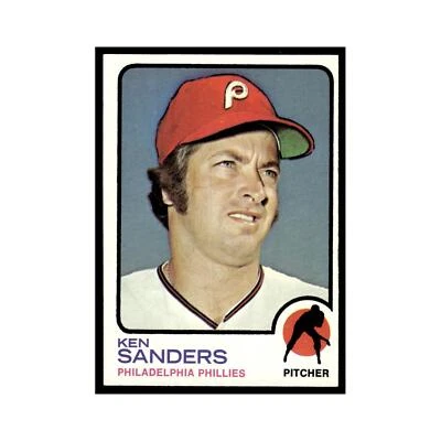 1973 Topps Baseball Card Ken Sanders Phillies #246.0 - Image 1 of 3