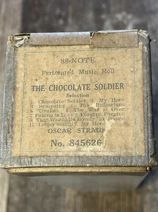 88-Note Player Piano Roll The Chocolate Soldier Selection Oscar Strauss - Picture 1 of 4