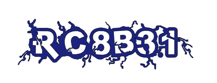 Infected   RC8 B3.1   DIE-CUT   Decal  Sticker ( 2 PCS ) Offroad RC NEW - Image 1 of 1