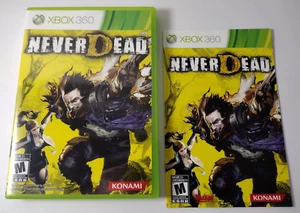 NeverDead XBOX 360 Hack & Slash Shooter Video Game CASE & MANUAL ONLY No Game! - Picture 1 of 5