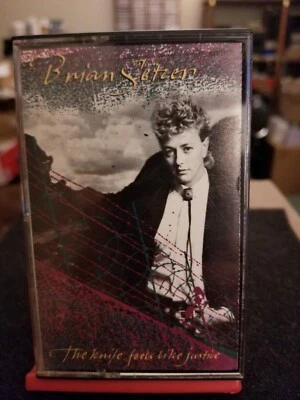 Brian Setzer - The Knife Feels Like Justice RARE original (cassette tape) 📼 '86 Foto 1 de 4
