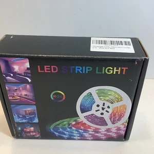 16.4FT RGB Flexible 300LED Strip Light SMD Remote, Power Supply, Remote, New - Picture 1 of 5