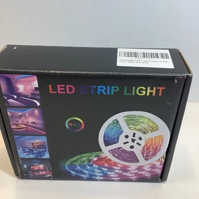 16.4FT RGB Flexible 300LED Strip Light SMD Remote, Power Supply, Remote, New - Image 1 of 4