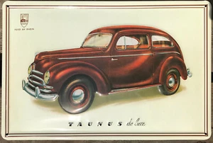 Blechschild - Ford Taunus - Motiv geprägt - Metallschild 30 x 20 cm (S4-10) - Bild 1 von 1