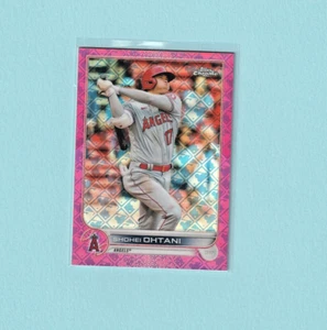 2022 Topps Chrome Logofractor Shohei Ohtani #1 Pink Refractor 125/199 Dodgers - Picture 1 of 2