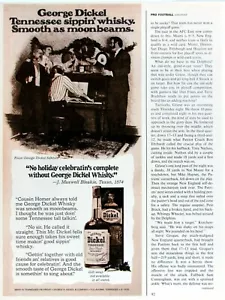 Anuncio impreso original de 3/4 páginas George Dickel J. Maxwell Bleakie & Cousin Homer - Imagen 1 de 9