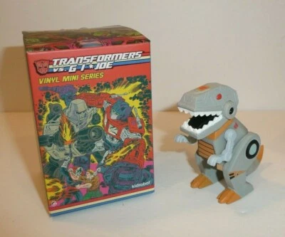 GRIMLOCK Mystery Vinyl Mini Series Transformer GIJOE Kidrobot Figure Dinobot  - Image 1 of 3