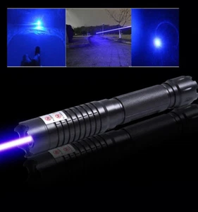 THOR M 450nm Adjustable Focus Blue Laser Pointer Pen Flashlight Visible Beam - Picture 1 of 14