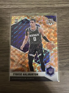 Mosaic Tyrese Halliburton #204 2020 Reactive Orange Pacers Rookie - Imagen 1 de 2
