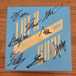 ATEEZ Treasure EP.3 ONE TO ALL Autografiado Firmado con TARJETAS FOTOGRÁFICAS RARO - Imagen 1 de 14