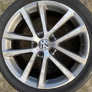 GENUINE VW GOLF MK5 GTI GTD CHARLESTON ALLOY WHEEL 225 40 18 1K0601025AG SPARE - Picture 1 of 13
