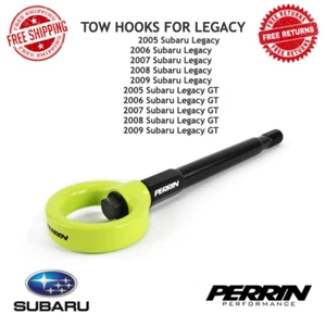 Perrin Performance Neonyellow Tow Hook for 05-09 Subaru Legacy #PSP-BDY-231NY - Picture 1 of 5