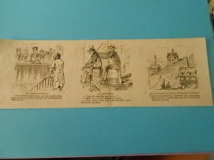 Caricature 1884 - Vignettes Justice devant les Juges m'accorder le tarif Réduit - Imagen 1 de 1