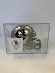 Latavius Murray Oakland Raiders Signed Mini Helmet in Black W/case &Beckett COA - Picture 1 of 9
