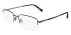 Zeiss ZS40009 Eyeglasses Men Brown Rectangle 53mm New 100% Authentic