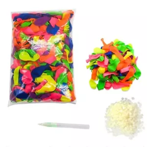 111 Stck. Mehrfarbig Latex Füllwasserbomben Ballons Kinder Wasserkrieg Spiel - Bild 1 von 8