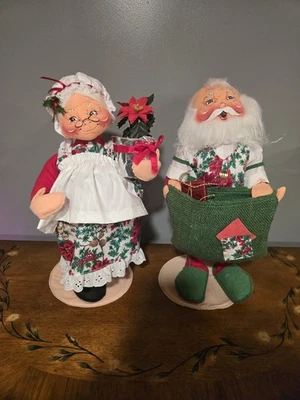 Mr and Mrs clause annalee dolls - Image 1 of 4
