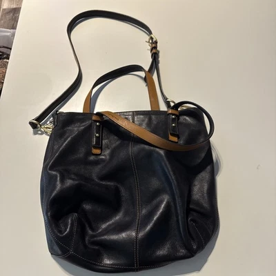 Bolso Bandolera De Colección Vera Bradley Cuero Sagebrush, Marrón Hombro Cartera Foto 1 de 4