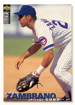 Eddie Zambrano 1995 Collector's Choice 207 Chicago Cubs Baseball Card - Image 1 of 2