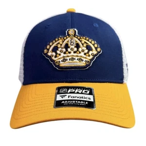 Los Angeles Kings Big Crown Logo Fanatics Snap Back Truckermütze Herren Einheitsgröße neu - Bild 1 von 9